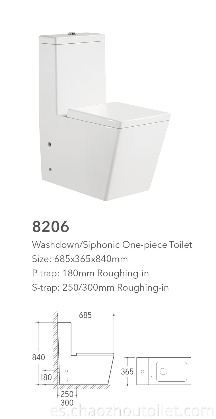 8206 One Piece Toilet